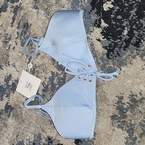 HELLO MOLLY PANDAWA SWIM TOP BLUE